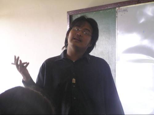 Xiao Chua teaching his memorable summer class of 2006, where he assembled the "Lunch Club."